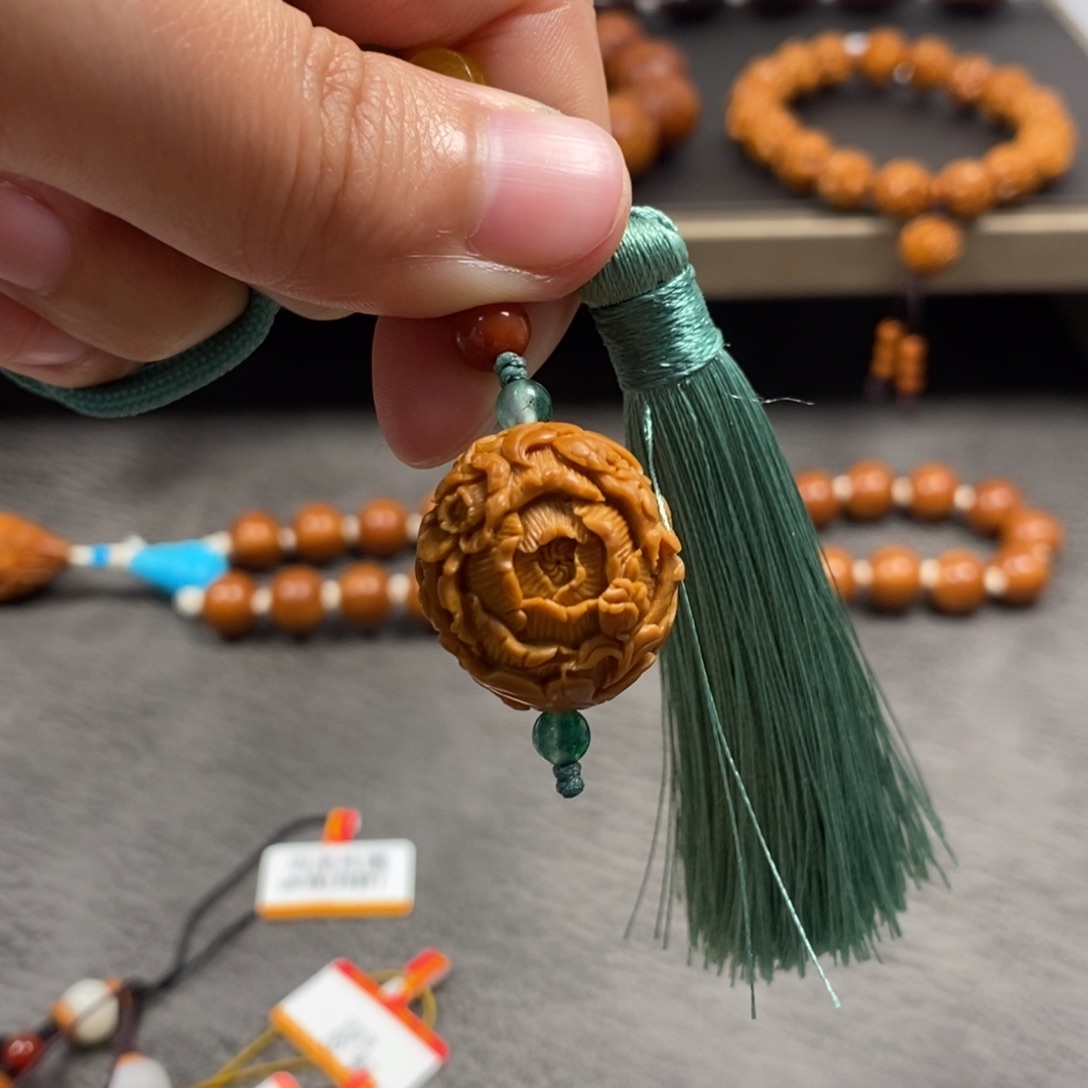 橄榄核手串/手链国色天香