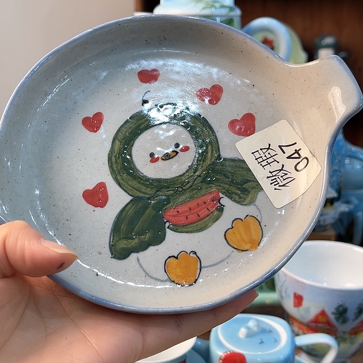 陶景德镇釉下手绘陶瓷 