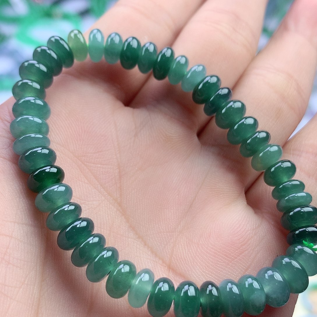 未镶嵌手链翡翠手串