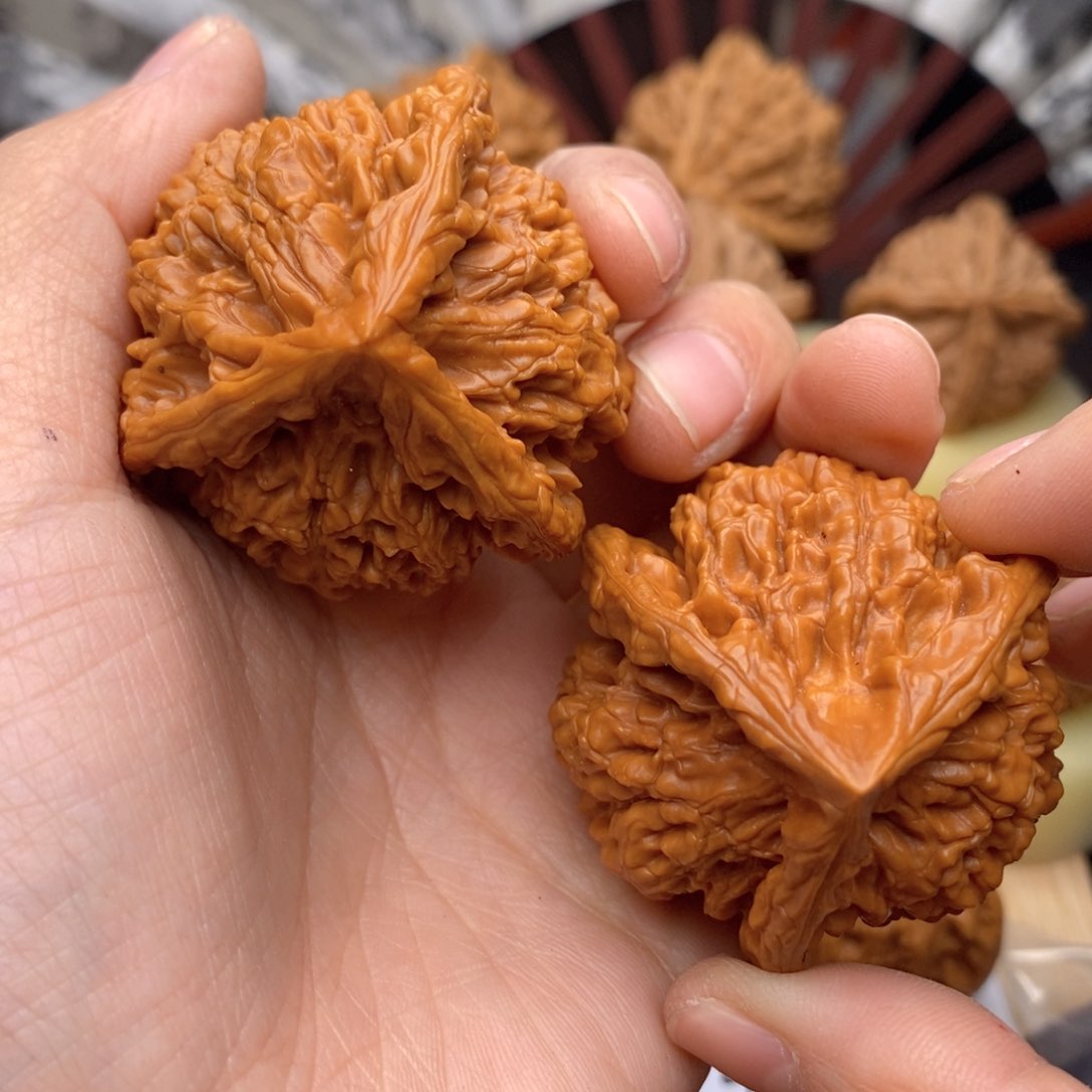 文玩核桃把件狼*生44全nan