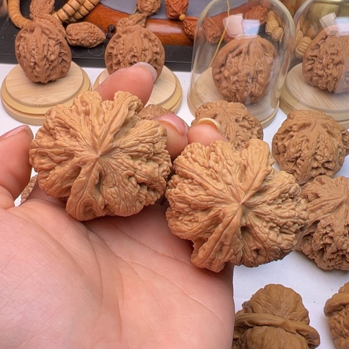 文玩核桃把件粗筋44全品