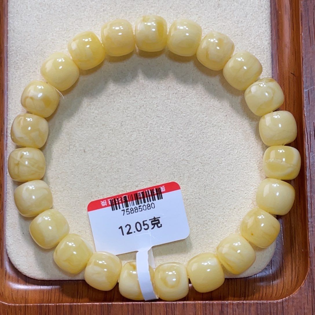 蜜蜡手链未镶嵌蜜蜡