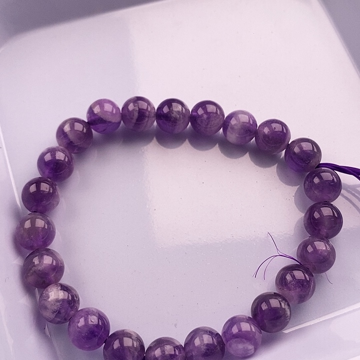 未镶嵌卡7.5冰紫葡萄奶盖玛瑙/玉髓