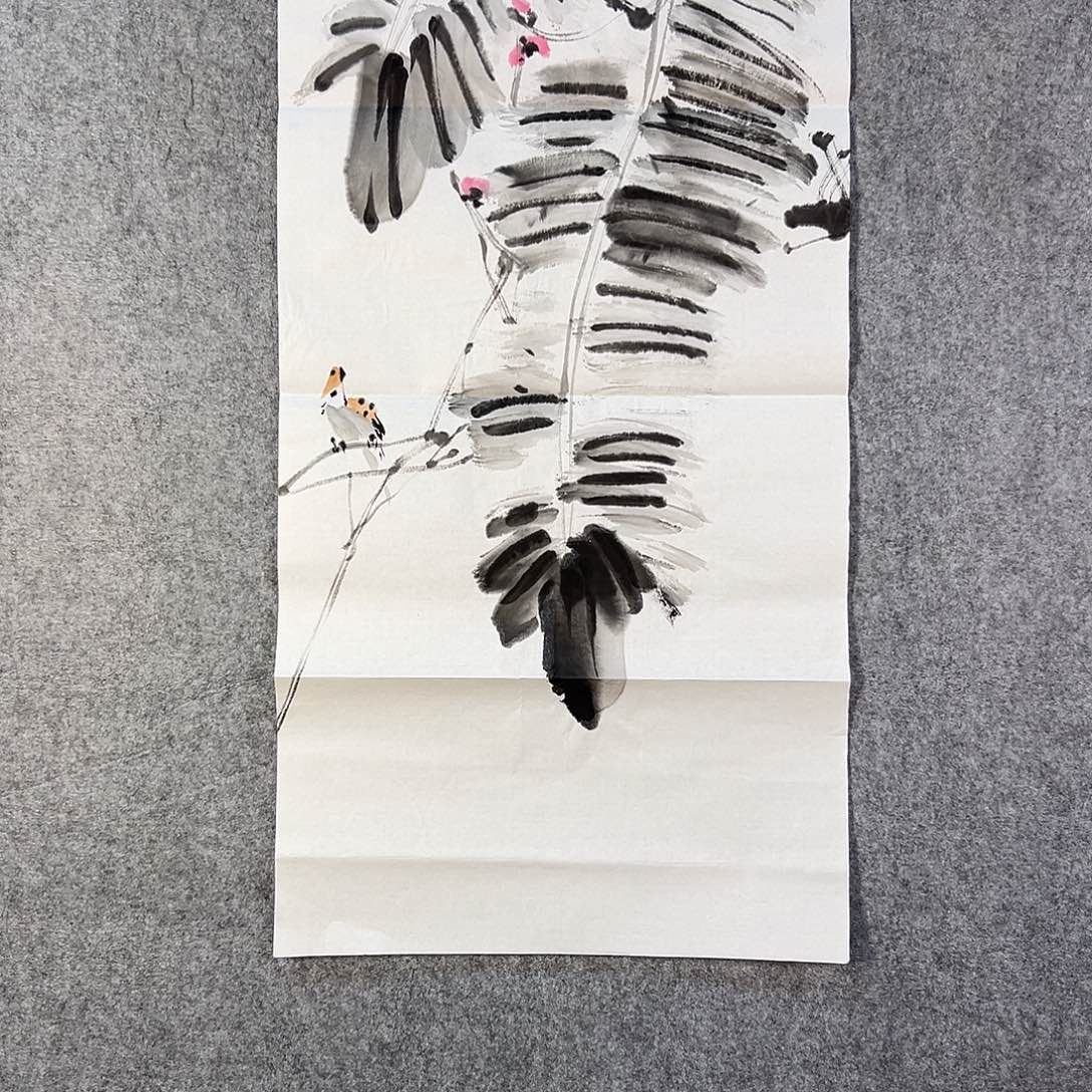 国画234 花鸟在此处飞翔也不太