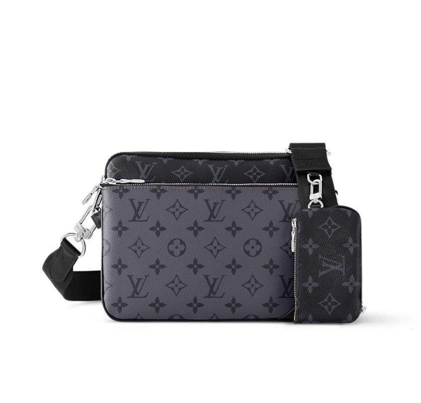 99新 LouisVuitton/路易威登 黑武士三合一斜挎包 F925