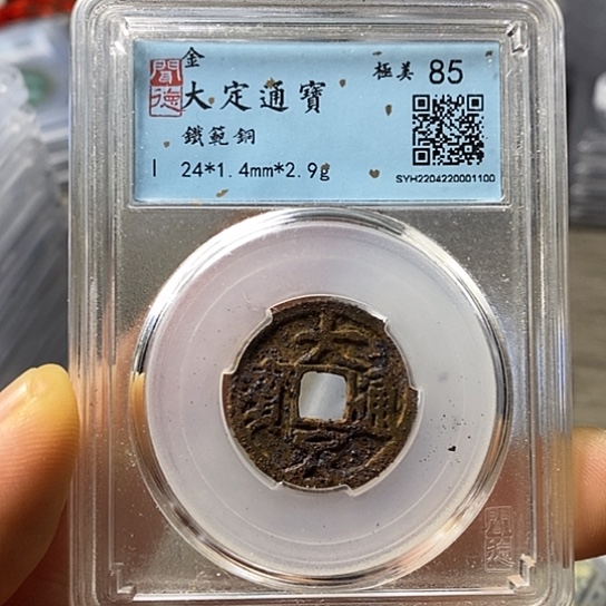 铁闻博文化大定通宝