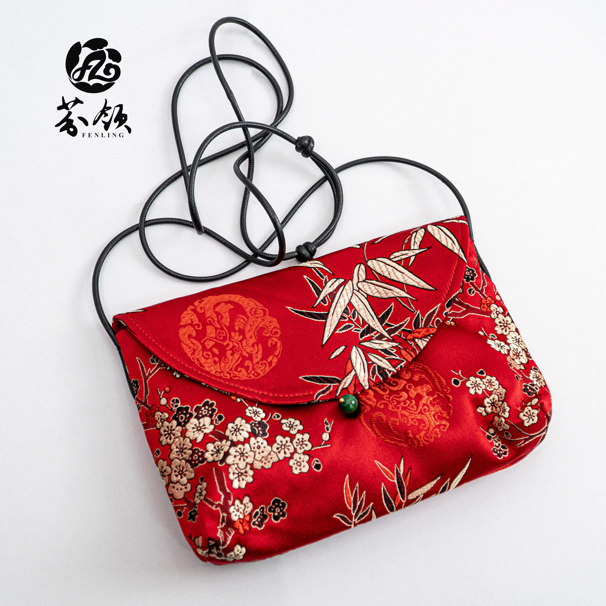 宋锦斜挎包包