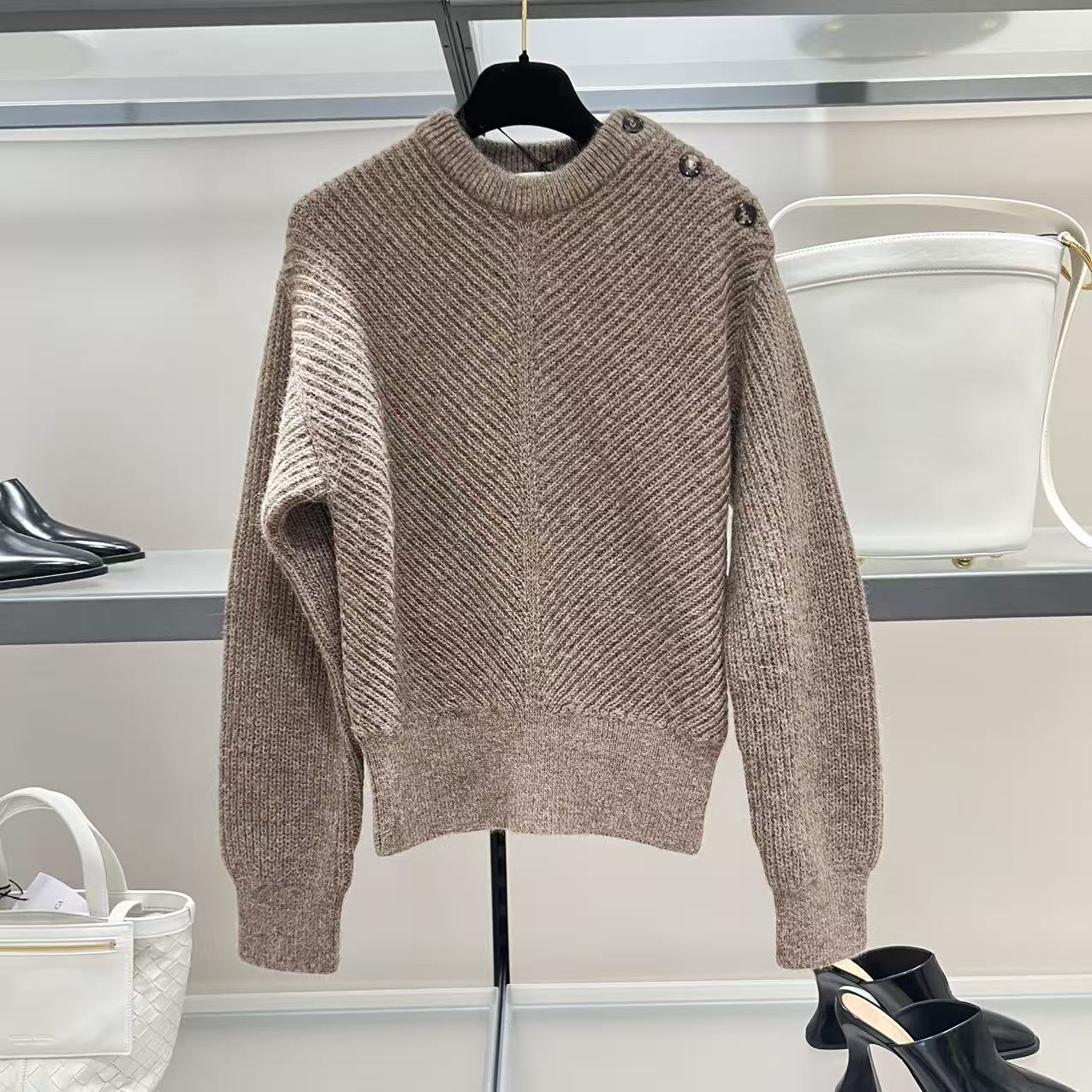 未使用 BOTTEGA VENETA/葆蝶家 蒙口/七七/女毛衣