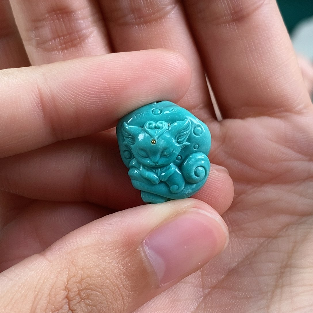 绿松石珠宝奇石未镶嵌