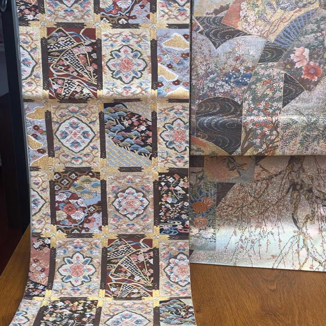 织绣六通细密缂丝