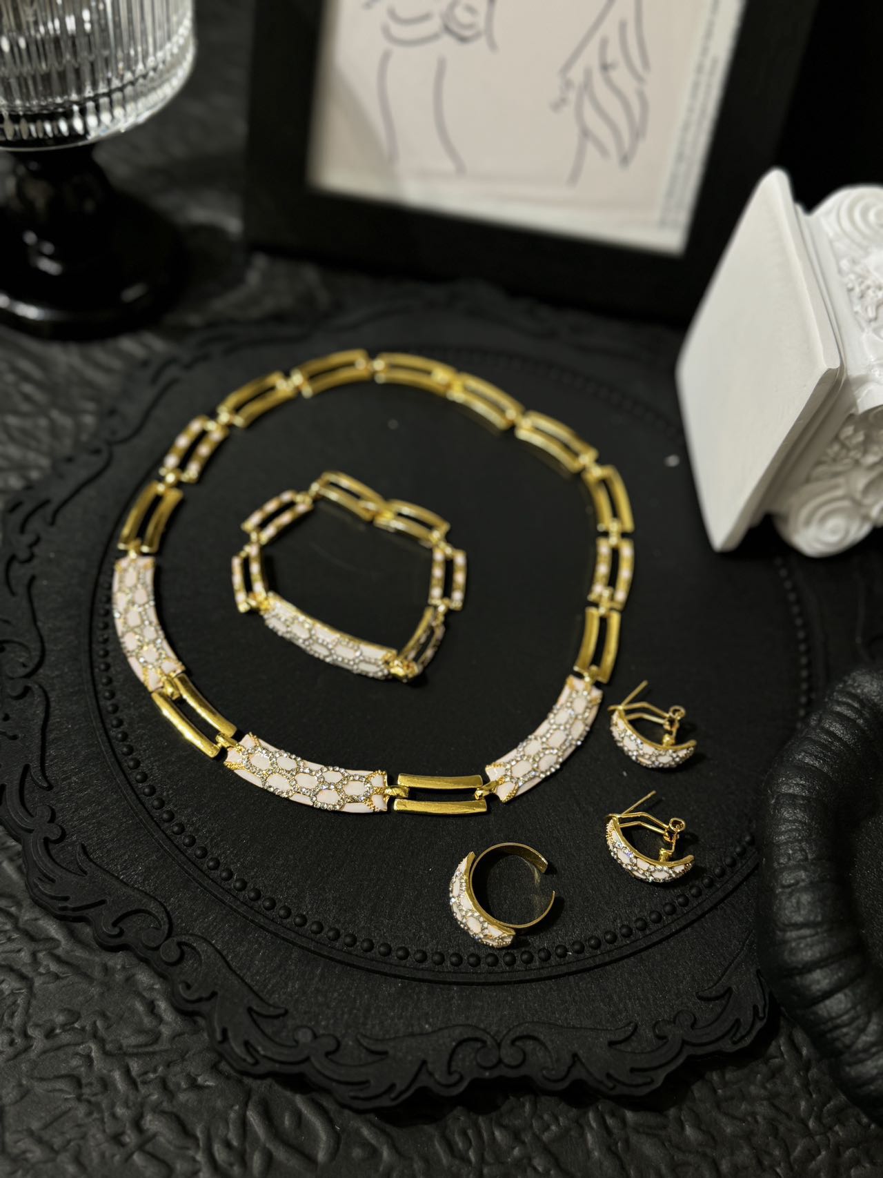 钛钢项链 钛钢项链 LARVINA本命年四件套