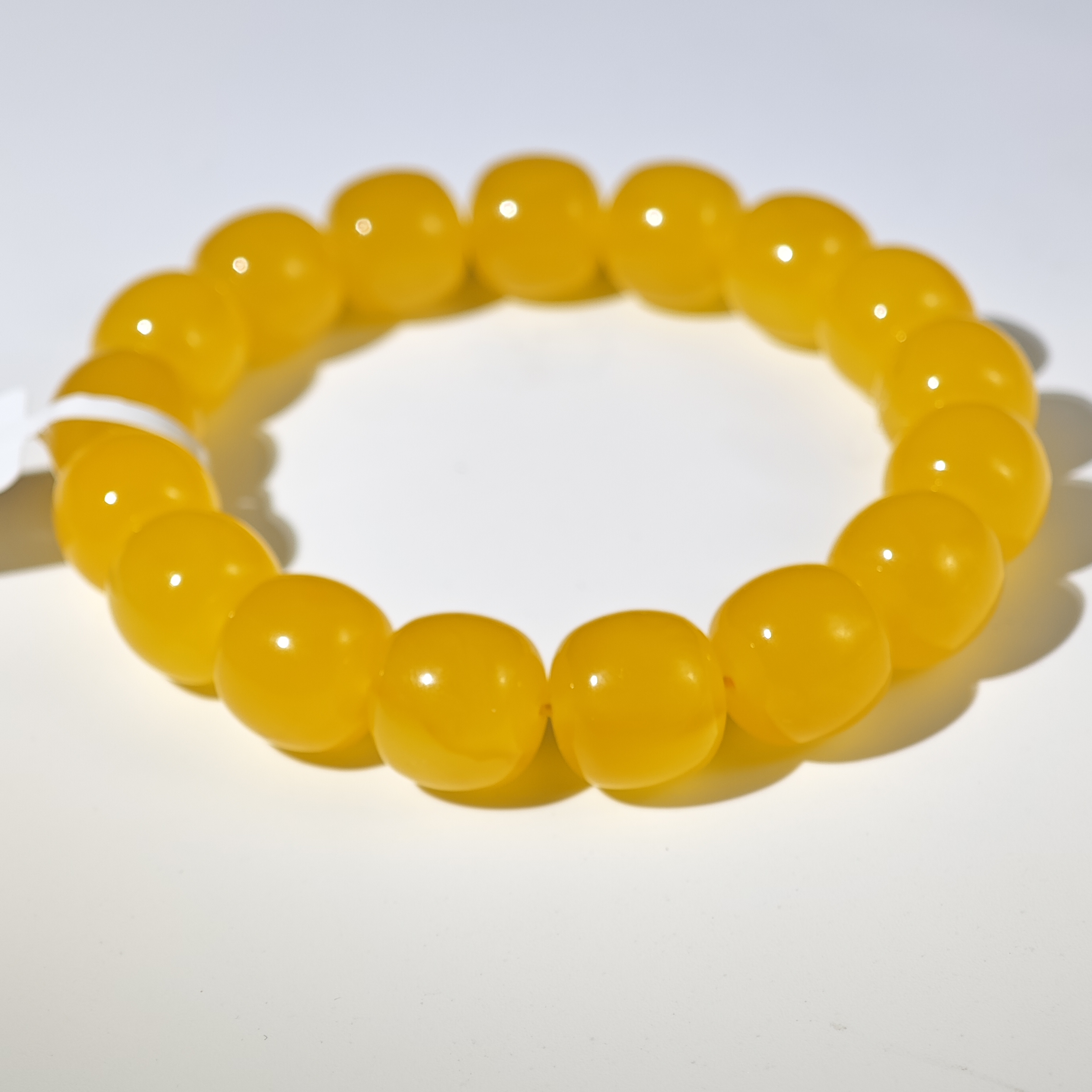 23.95g焦皮同料鸡油红单圈纯天然无优化轻奢贵气蜜蜡单圈13mm tt