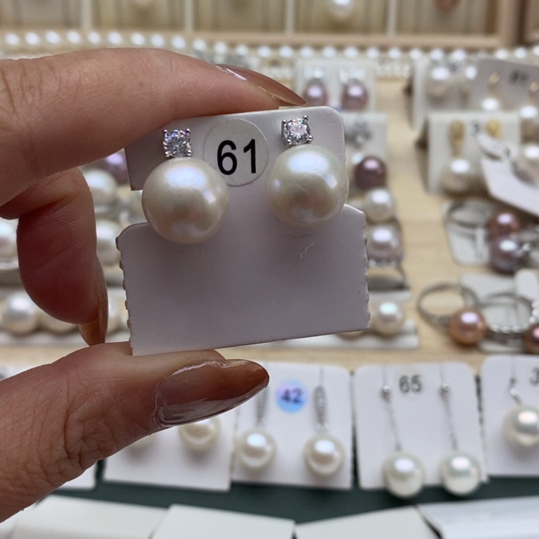 银S925镶嵌颈饰淡水珍珠