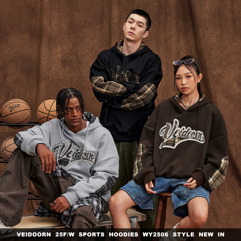【新品发售】维动格调系列卫衣美式潮流长袖运动情侣连帽百搭
