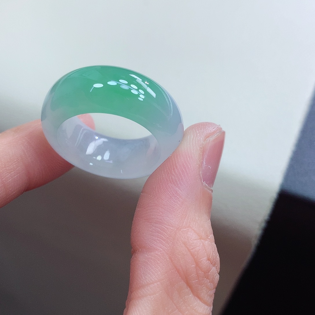 未镶嵌戒指翡翠16-17号