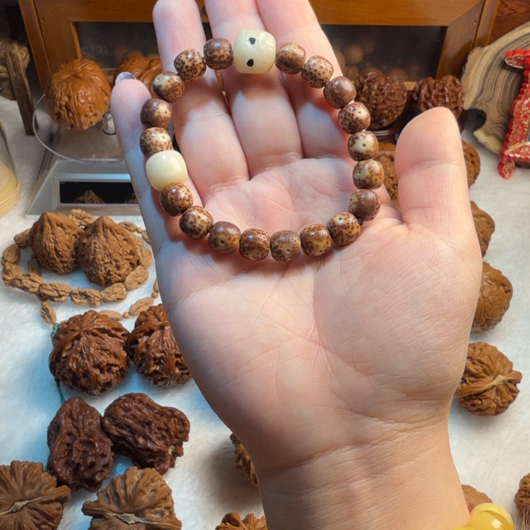 吊坠文玩核桃星月