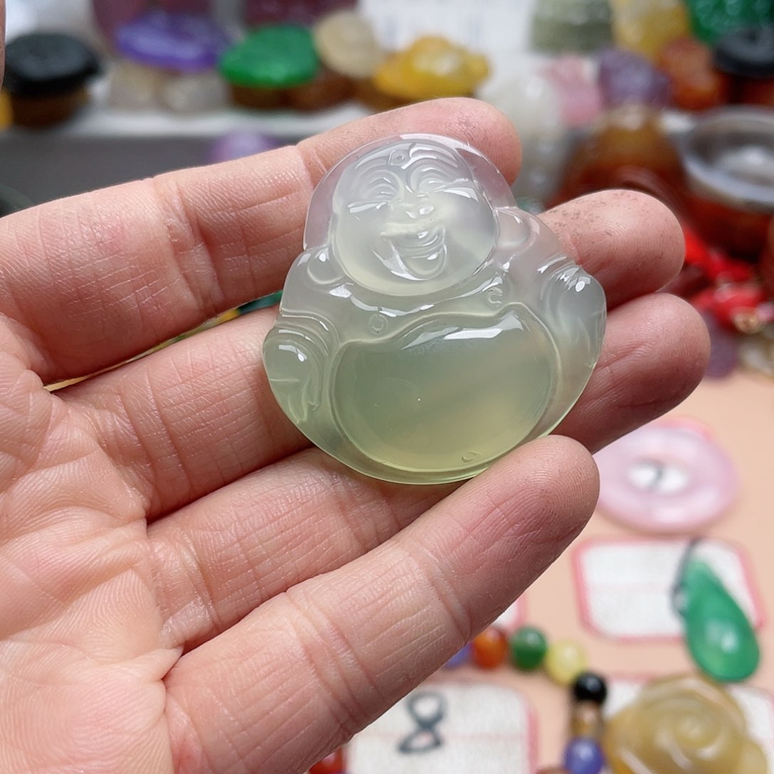 玛瑙/玉髓颈饰合金健**理