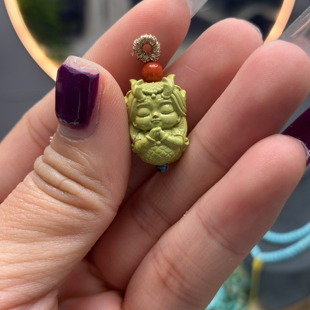 绿松石挂件未镶嵌