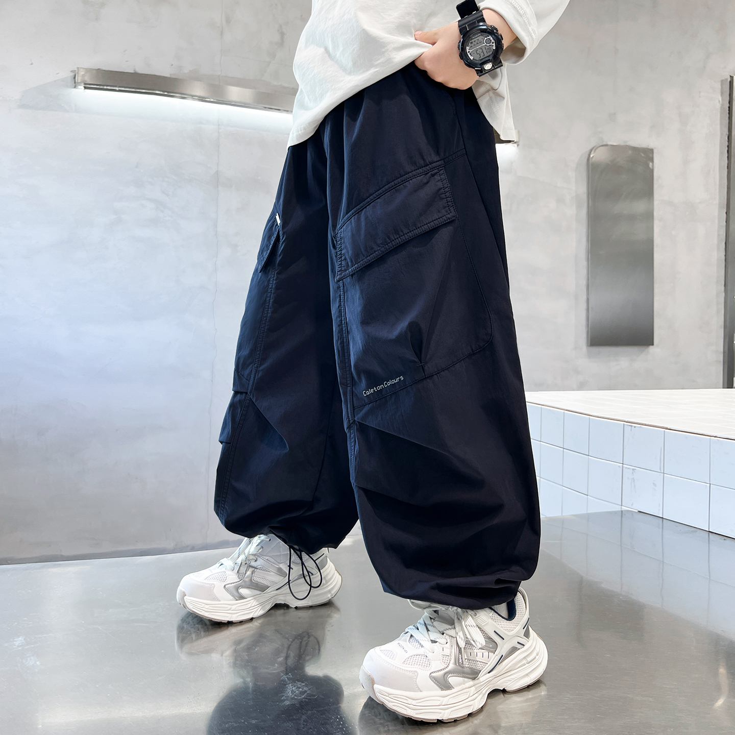 男童春秋款休闲裤2025新款薄款裤子中大童裤子A5368