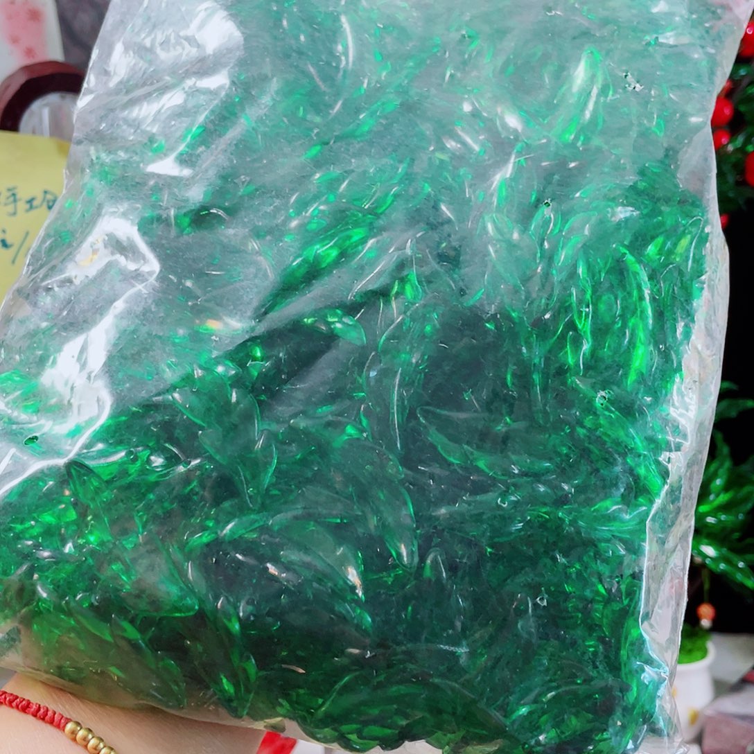 有机玻璃羽毛叶1斤手工花配件