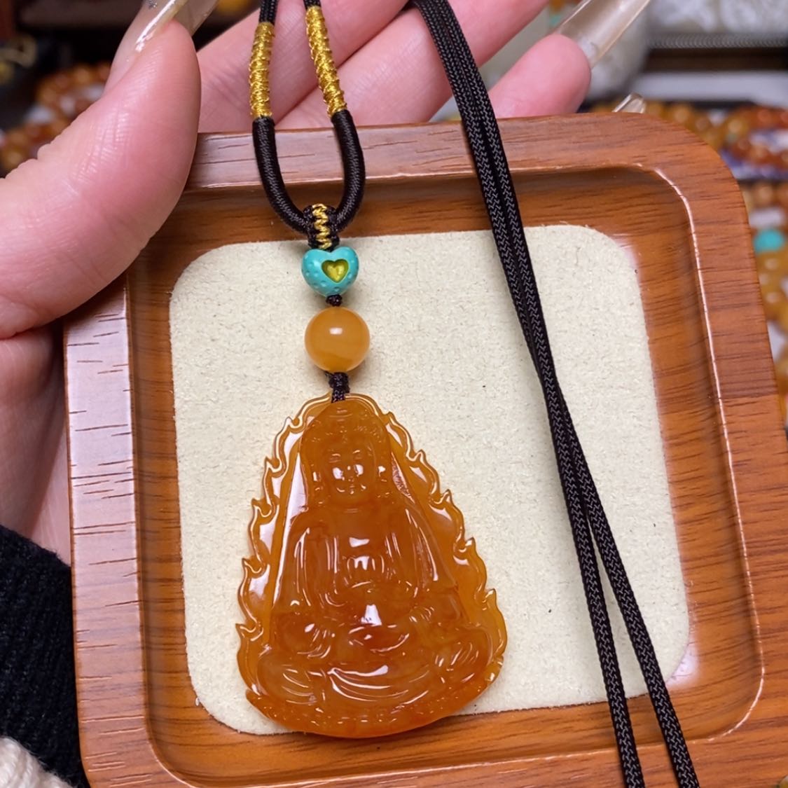 【闪购商品】蜜蜡颈饰未镶嵌项链