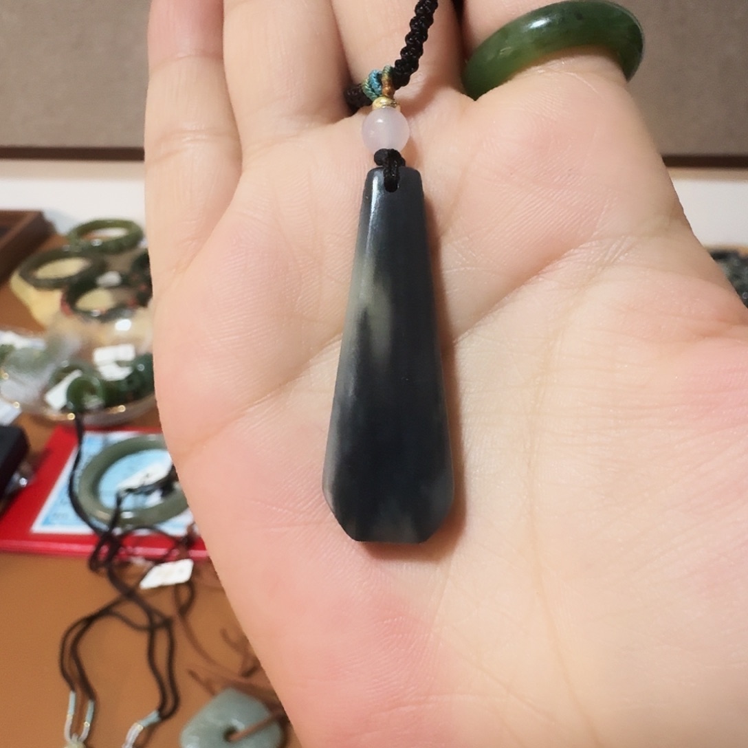 非金属纯铜 青 花 坠 子