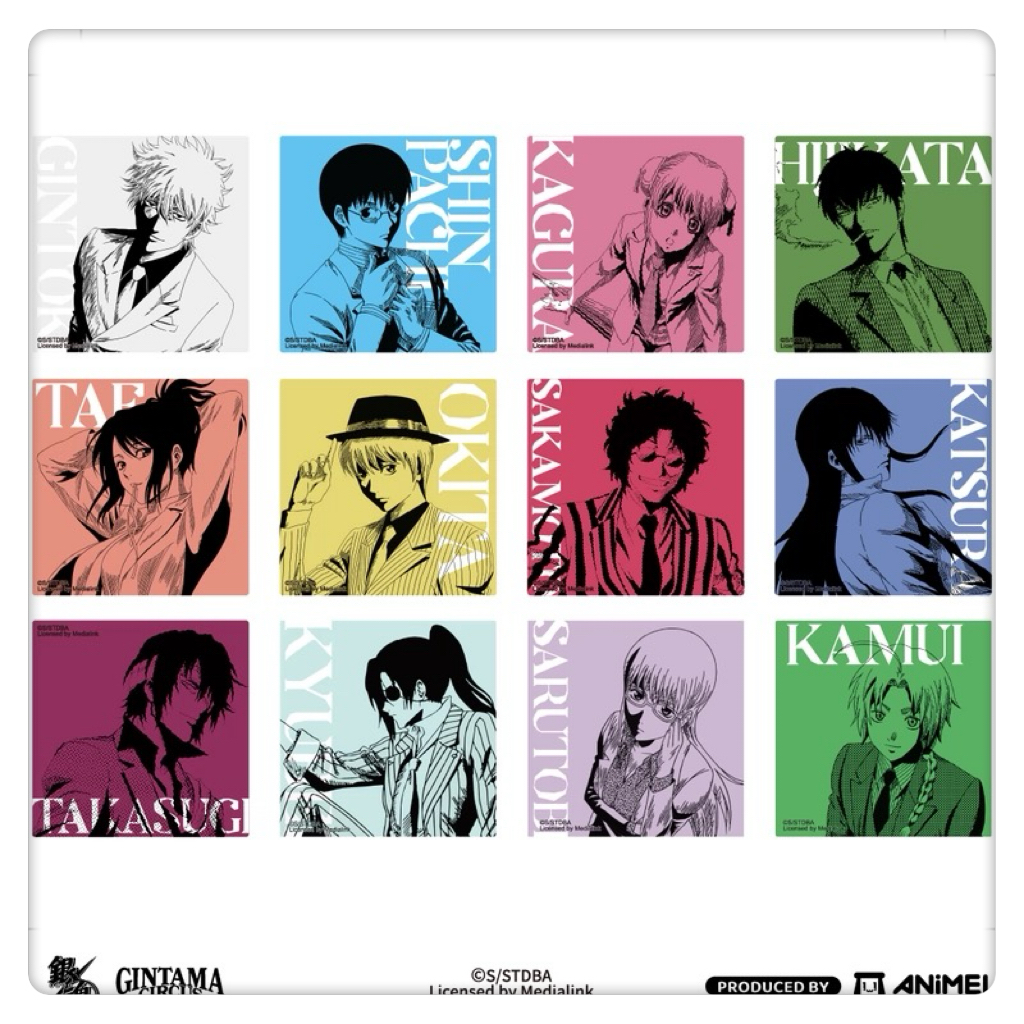 【银魂】 20周年系列亚克力方片   代拆（默认厂瑕）