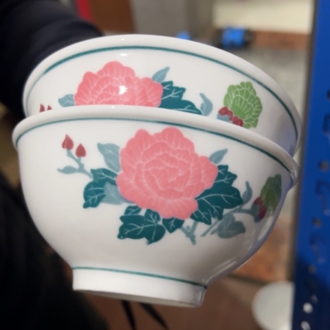 醴陵高温瓷5寸两个