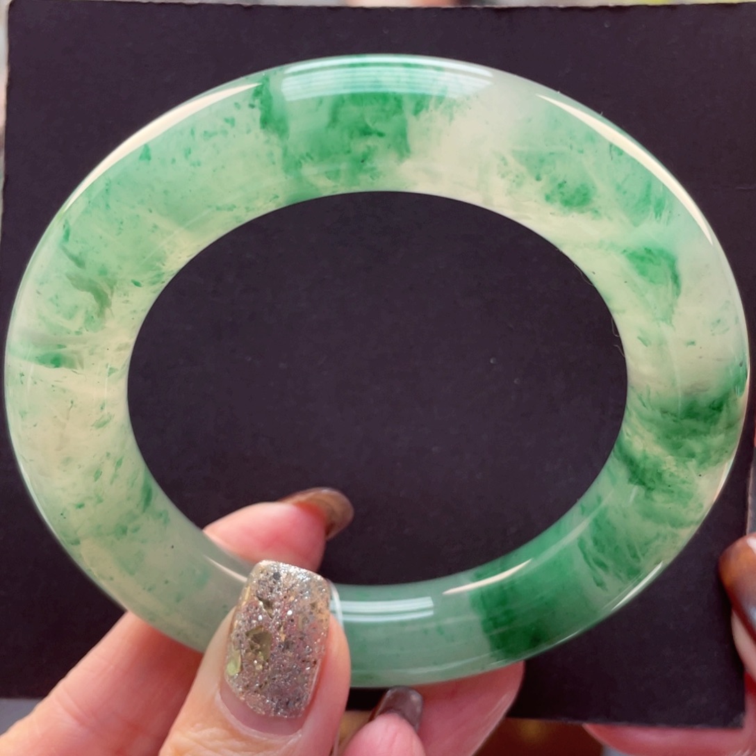 石英质玉未镶嵌手镯56-57