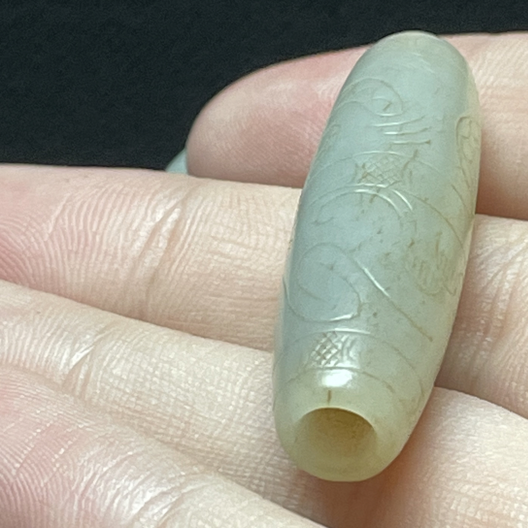 龙凤呈祥桶珠尺寸38*18重量7克