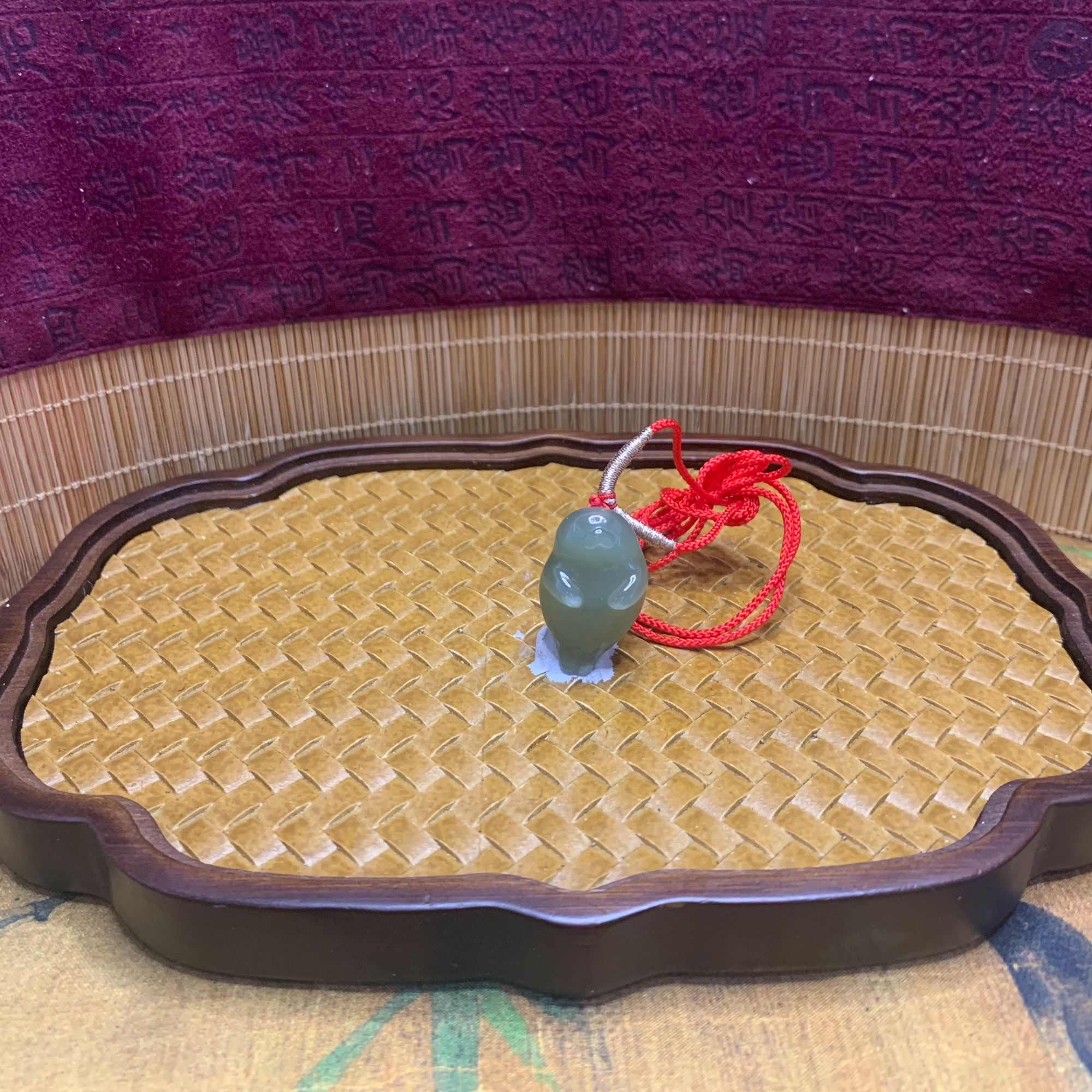 Z和田玉卡通吊坠4376