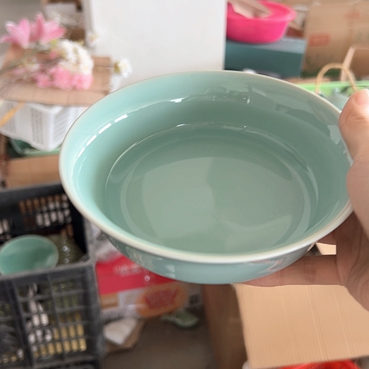 龙泉云间青瓷小米茶器