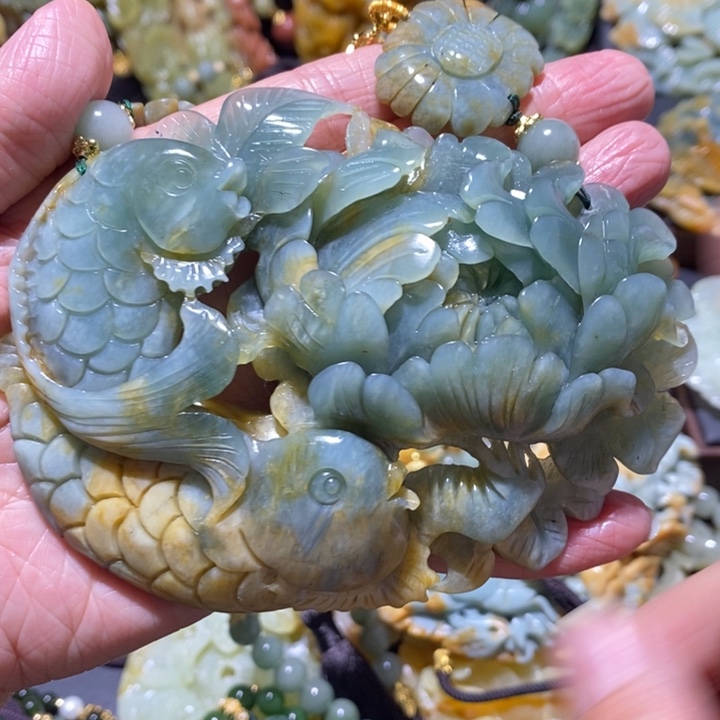 岫玉岫玉吊坠未镶嵌