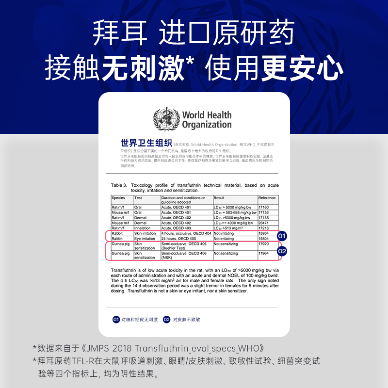 拜耳拜灭士灭蚊喷雾驱蚊喷雾非电热蚊香液家用防蚊水驱蚊液持久DR 图片 4