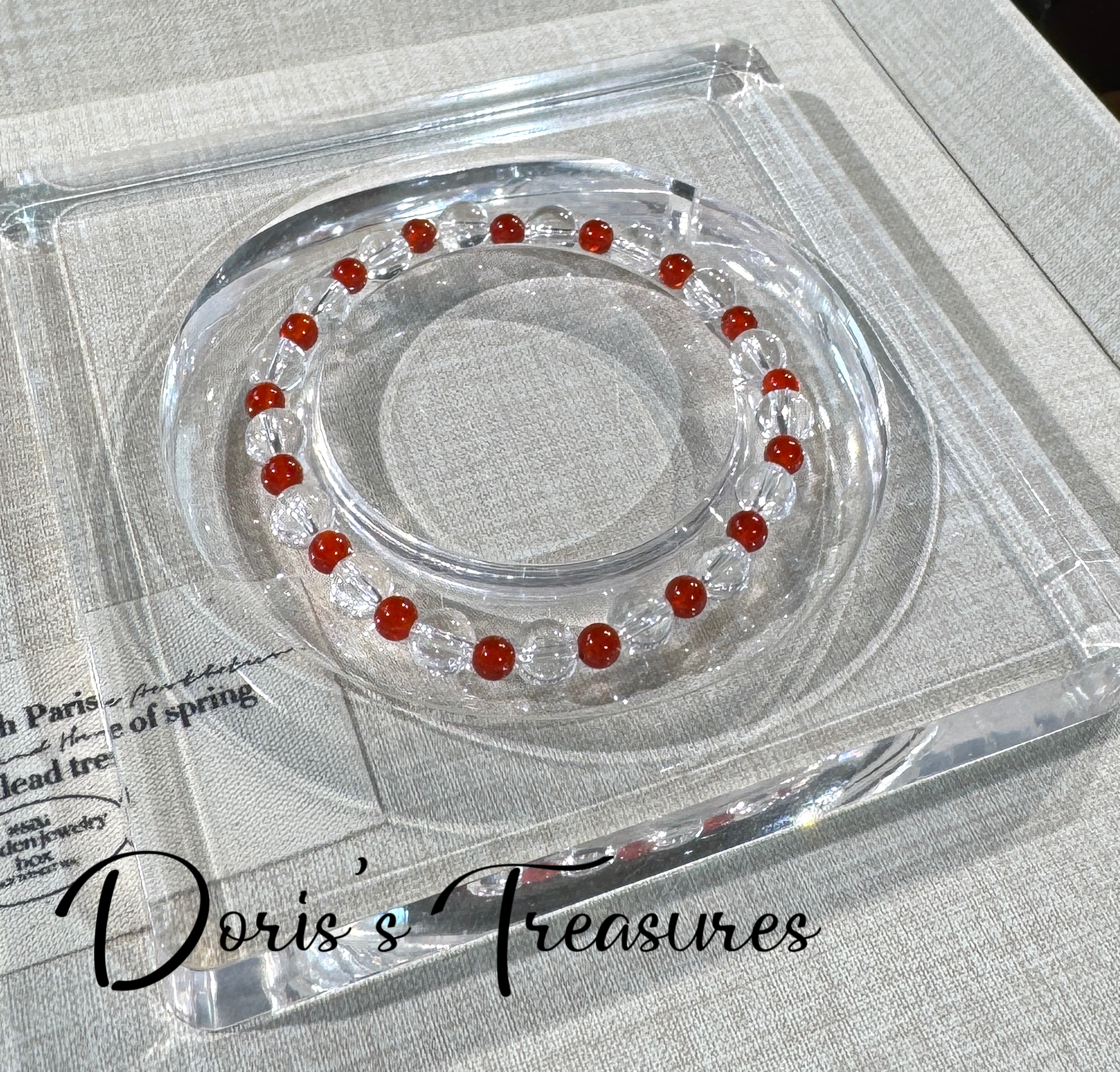 【RED】水晶手串 气质多样性发一颜色微差