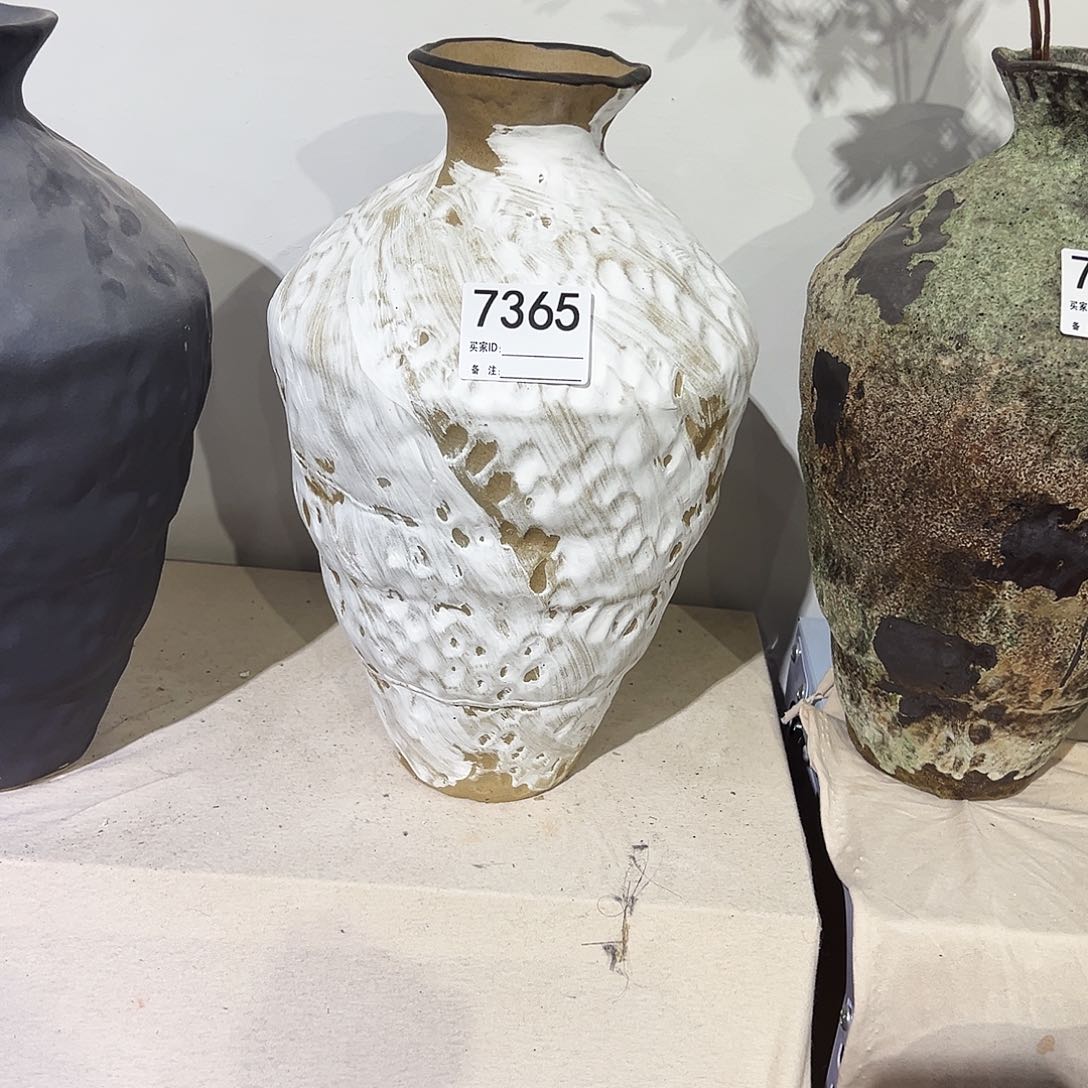 瓶7365高35口6陶瓷花瓶无孔