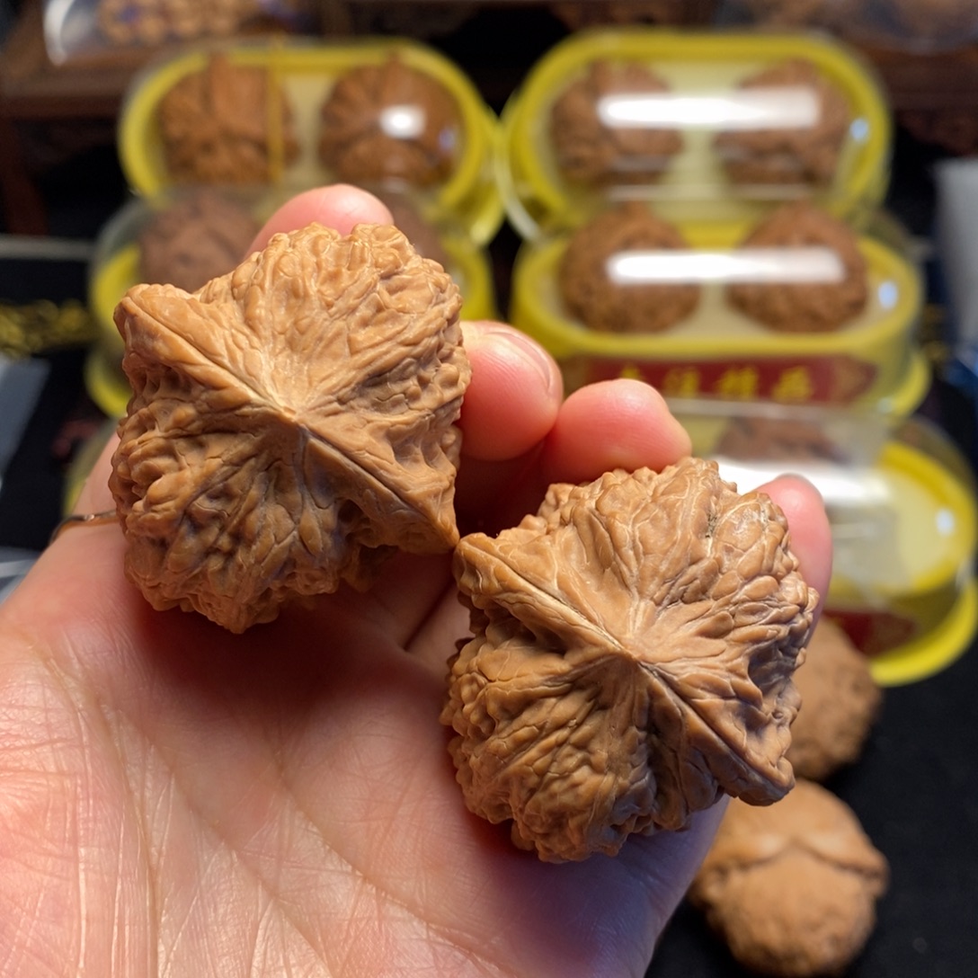 桃核把件全品平谷凹底