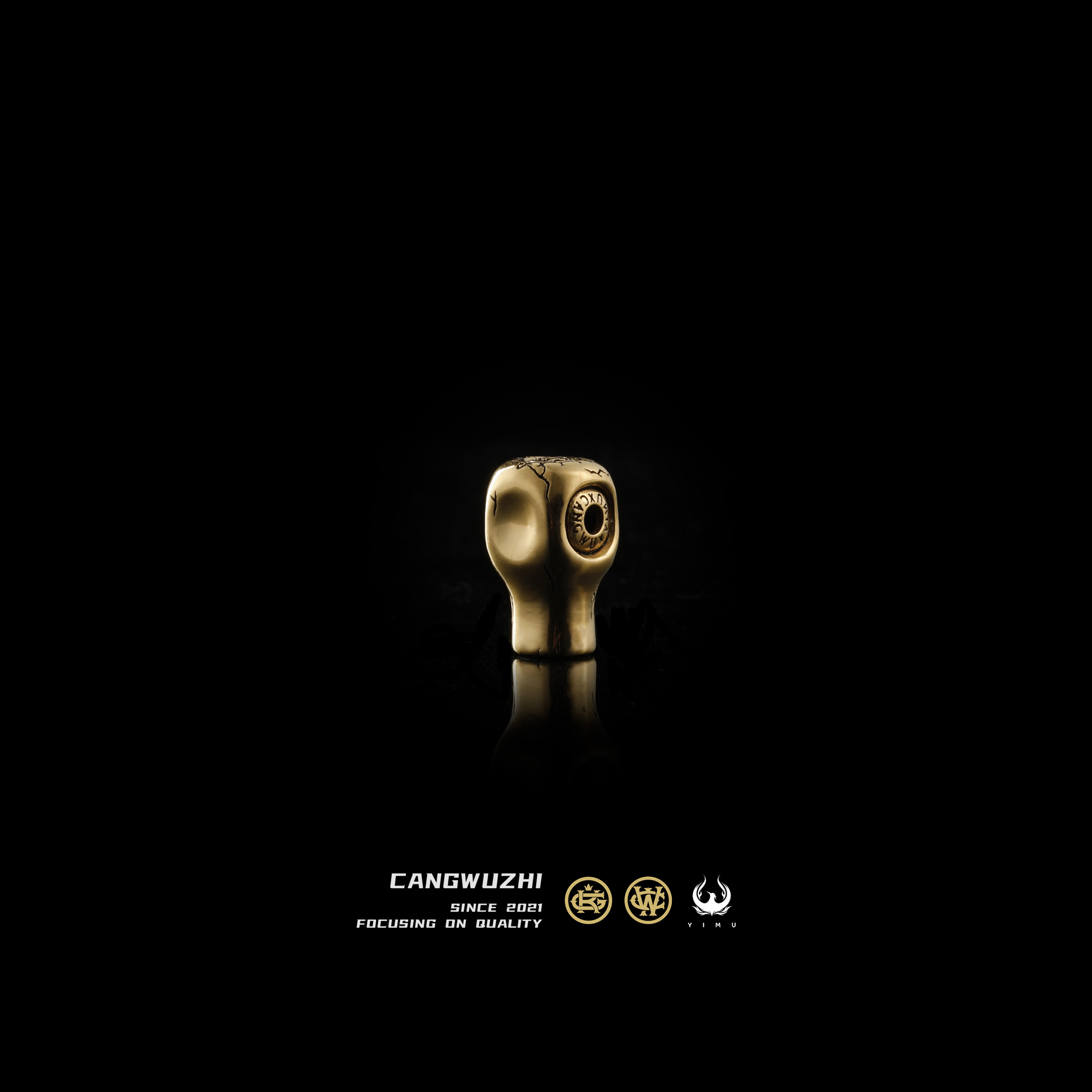 【藏物志】GK&译木 联名款竹节 三通-金版-配饰