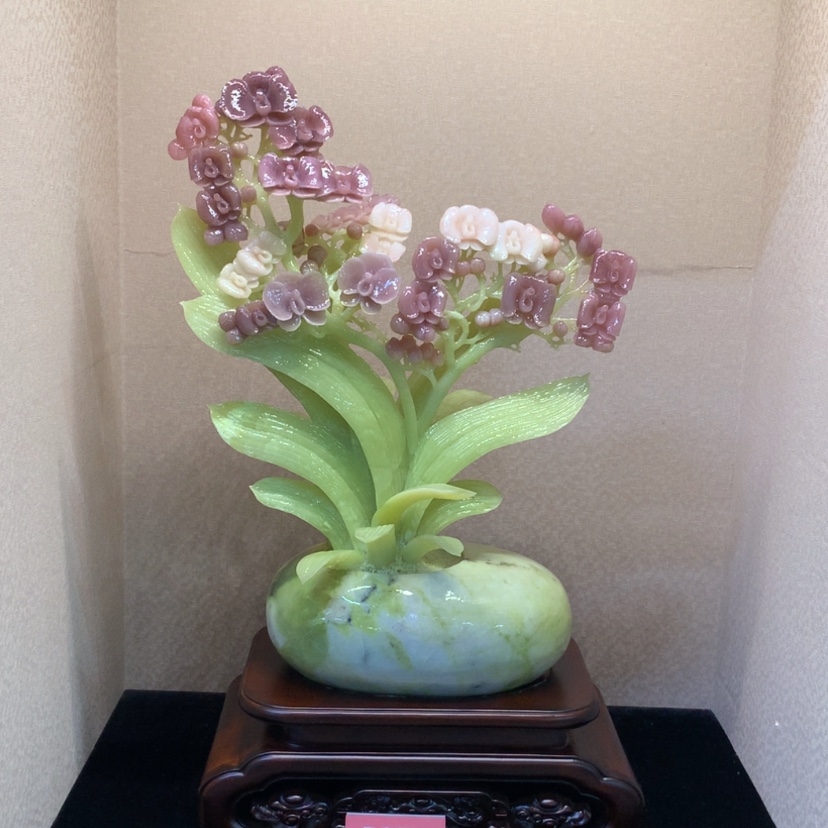 【闪购商品】未镶嵌蛇纹石玉摆件覆膜