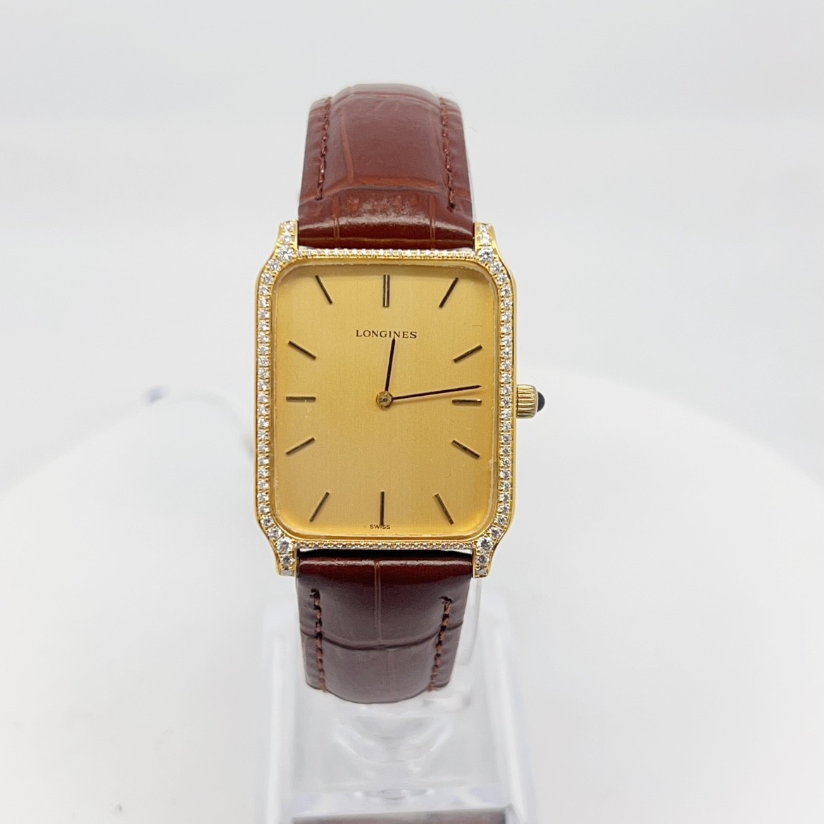 95新 Longines/浪琴 手动机械后钻30*27mm/公价32999/wh9555