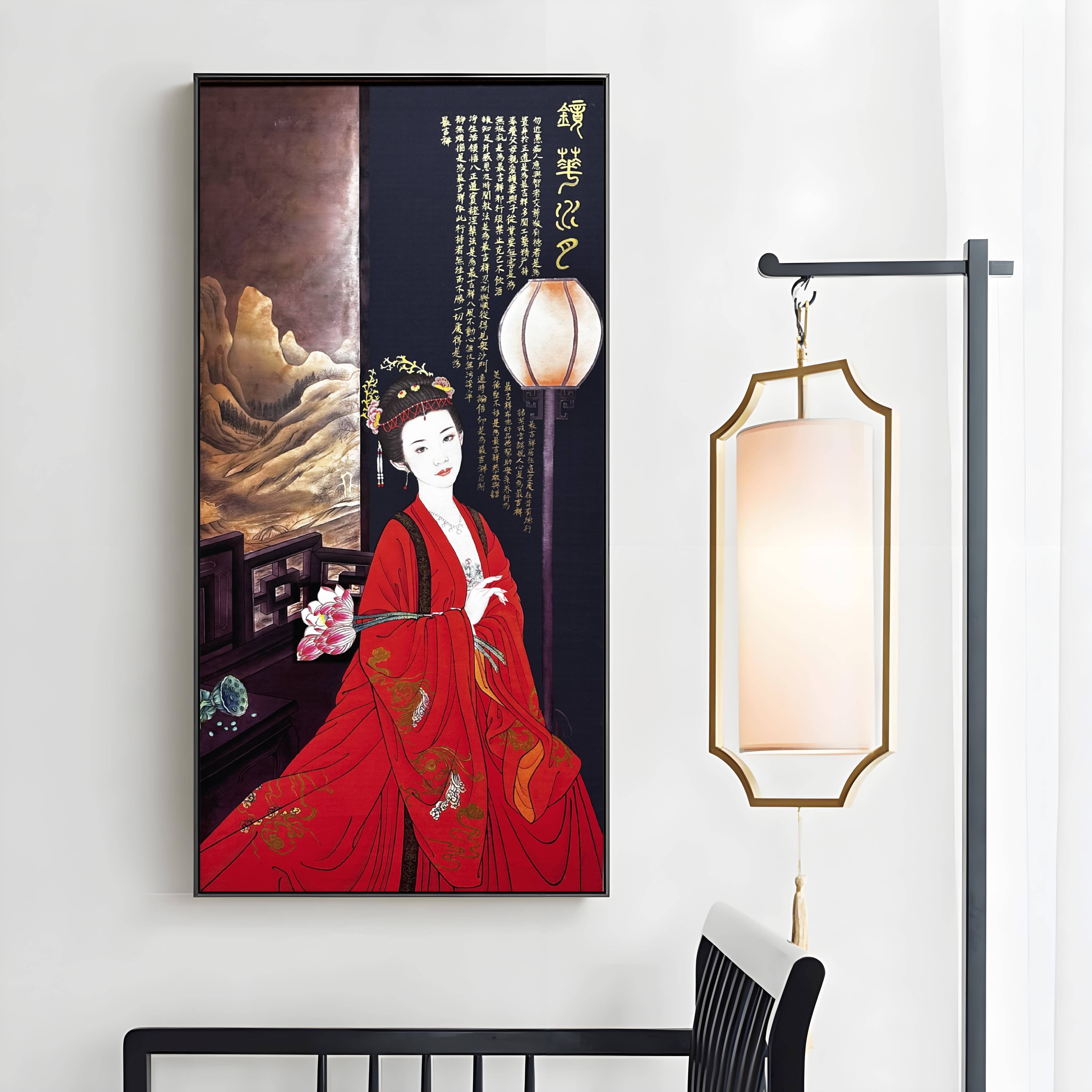 杜身林老师作品《镜花水月》