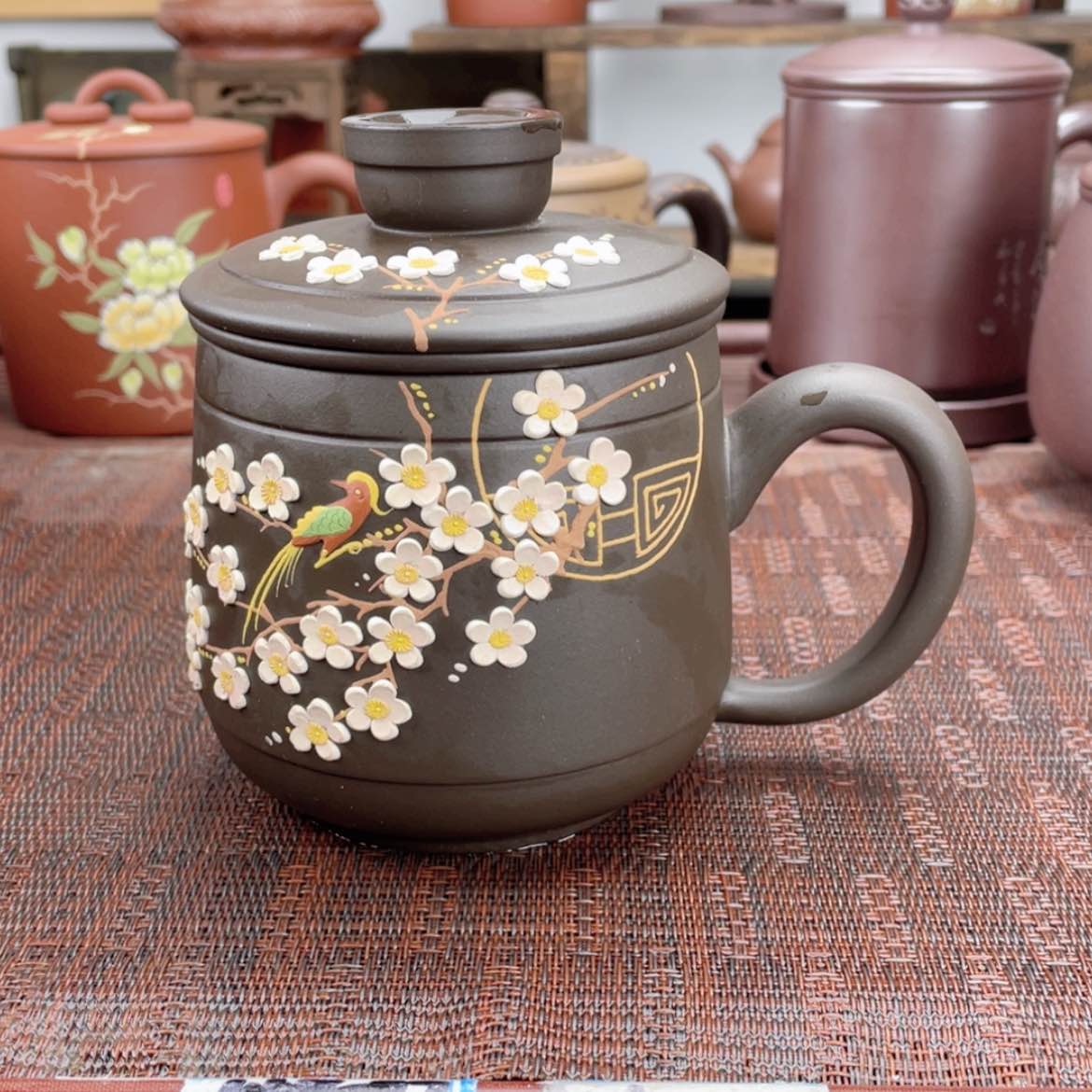 【闪购商品】紫砂茶杯宜兴原矿紫砂盖杯微瑕