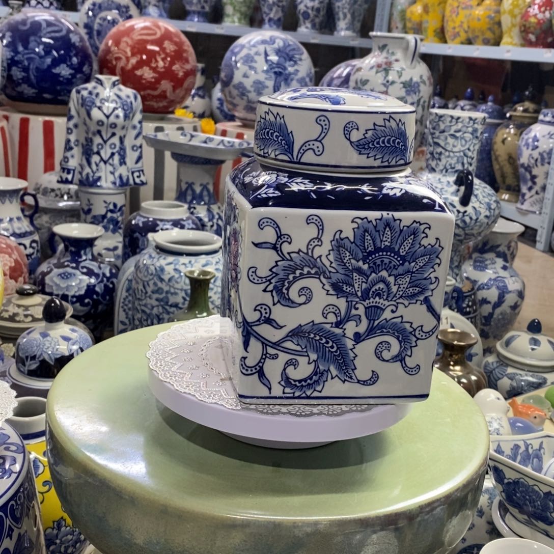 瓶茶叶罐花瓶摆件金牌
