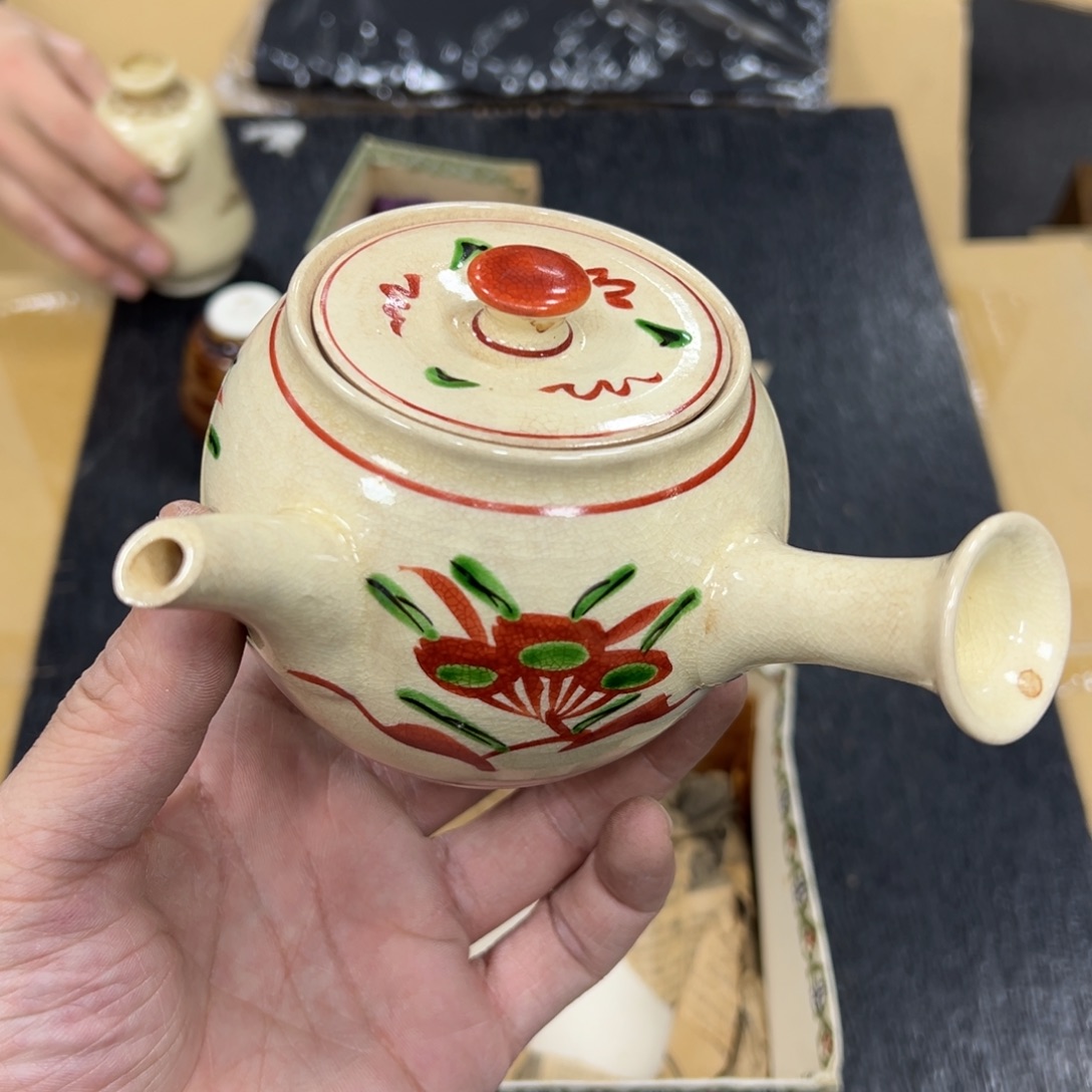 陶瓷日本中古工艺品摆件