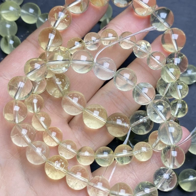 爆款天然黄阿塞水晶手串柠檬黄水晶情侣饰品多样性发一