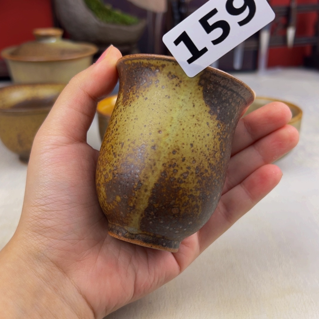 杯纯手工柴烧主人杯