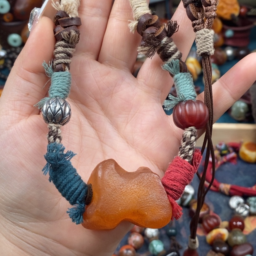 【闪购商品】蜜蜡颈饰未镶嵌项链 