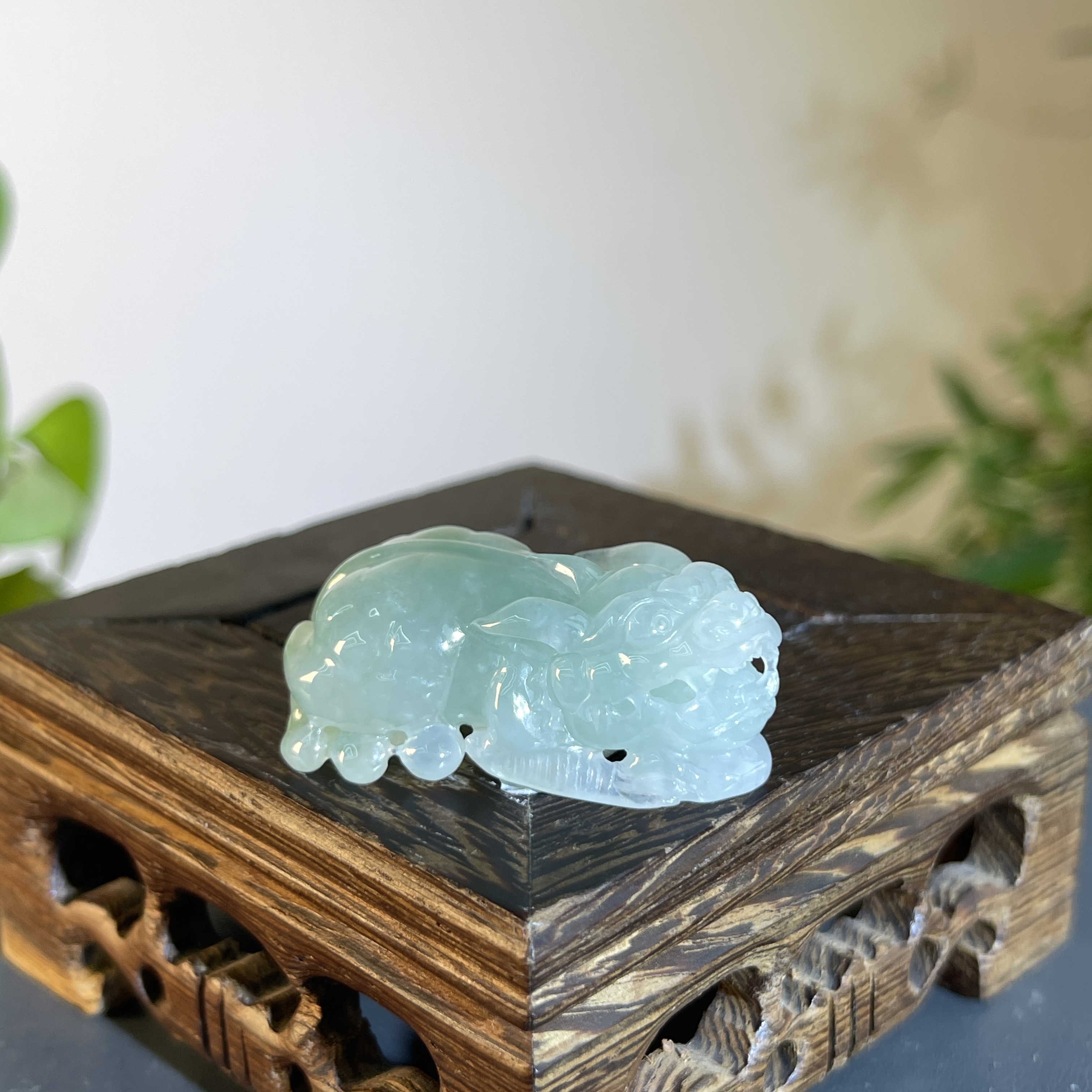 JTA07-128 天然缅甸翡翠A货 貔貅