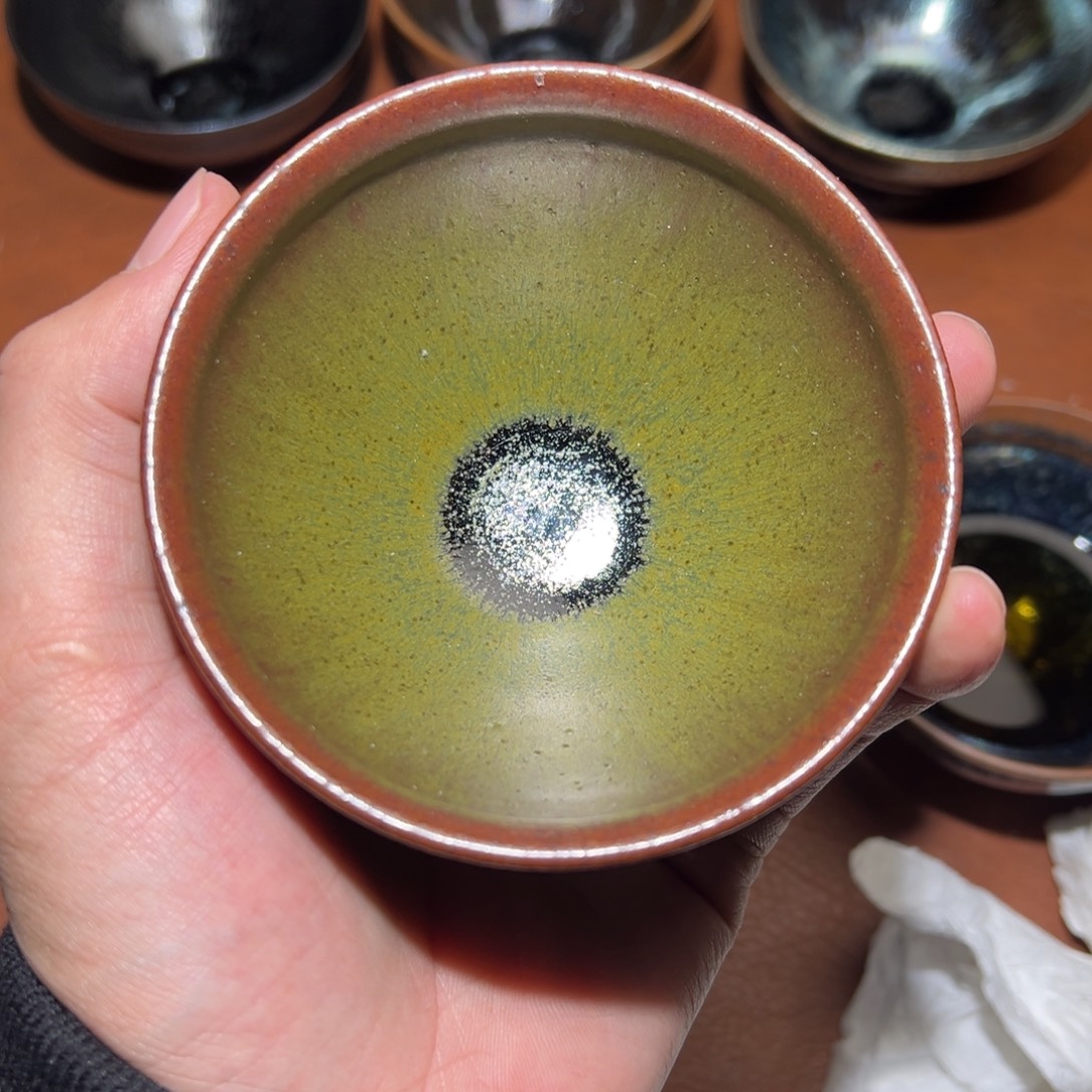 茶盏柴烧主人杯建窑建盏茶盏