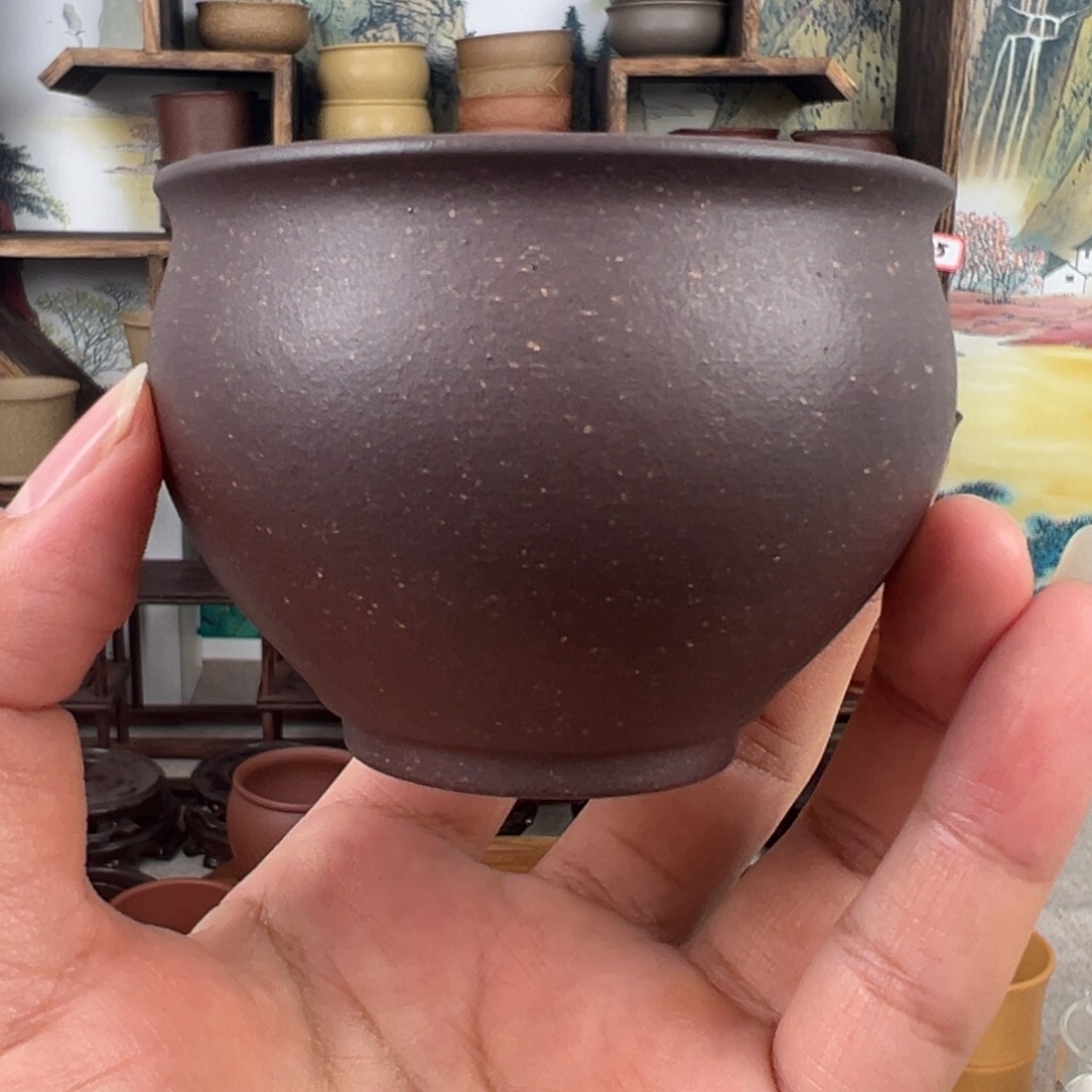 紫砂茶杯拙器甄选，纯原本矿。